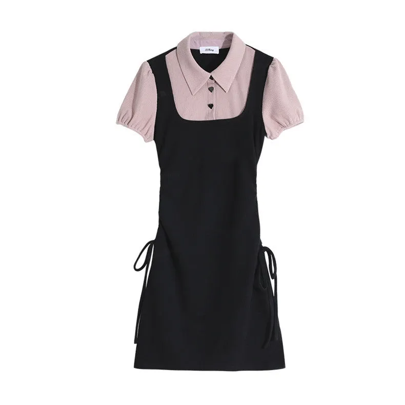 Harajuku polo collar dress  UB98468