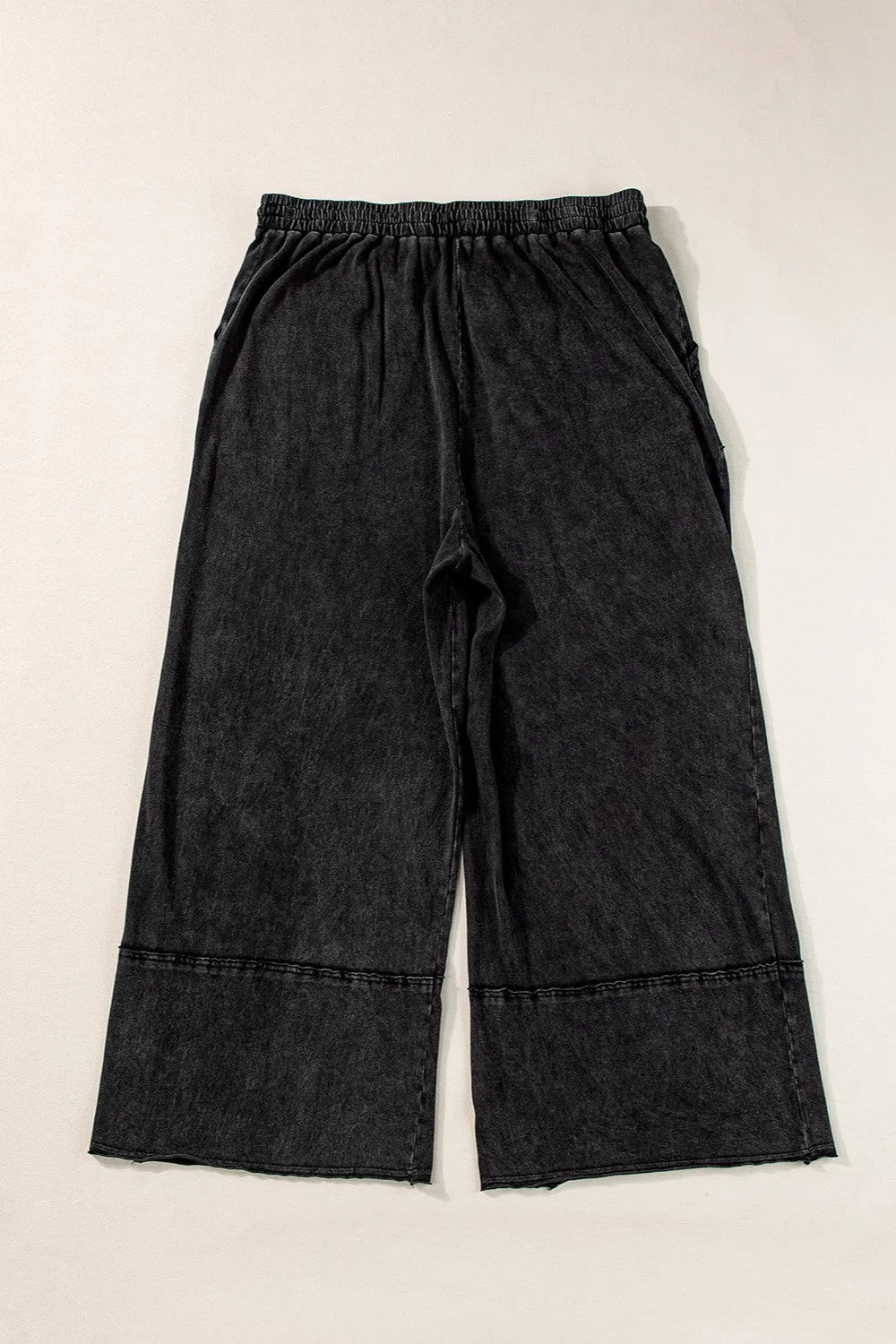 Hazel Blues® | Drawstring Wide Leg Pants