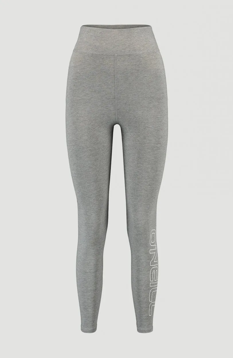 High Waist Legging | Silver Melee -A