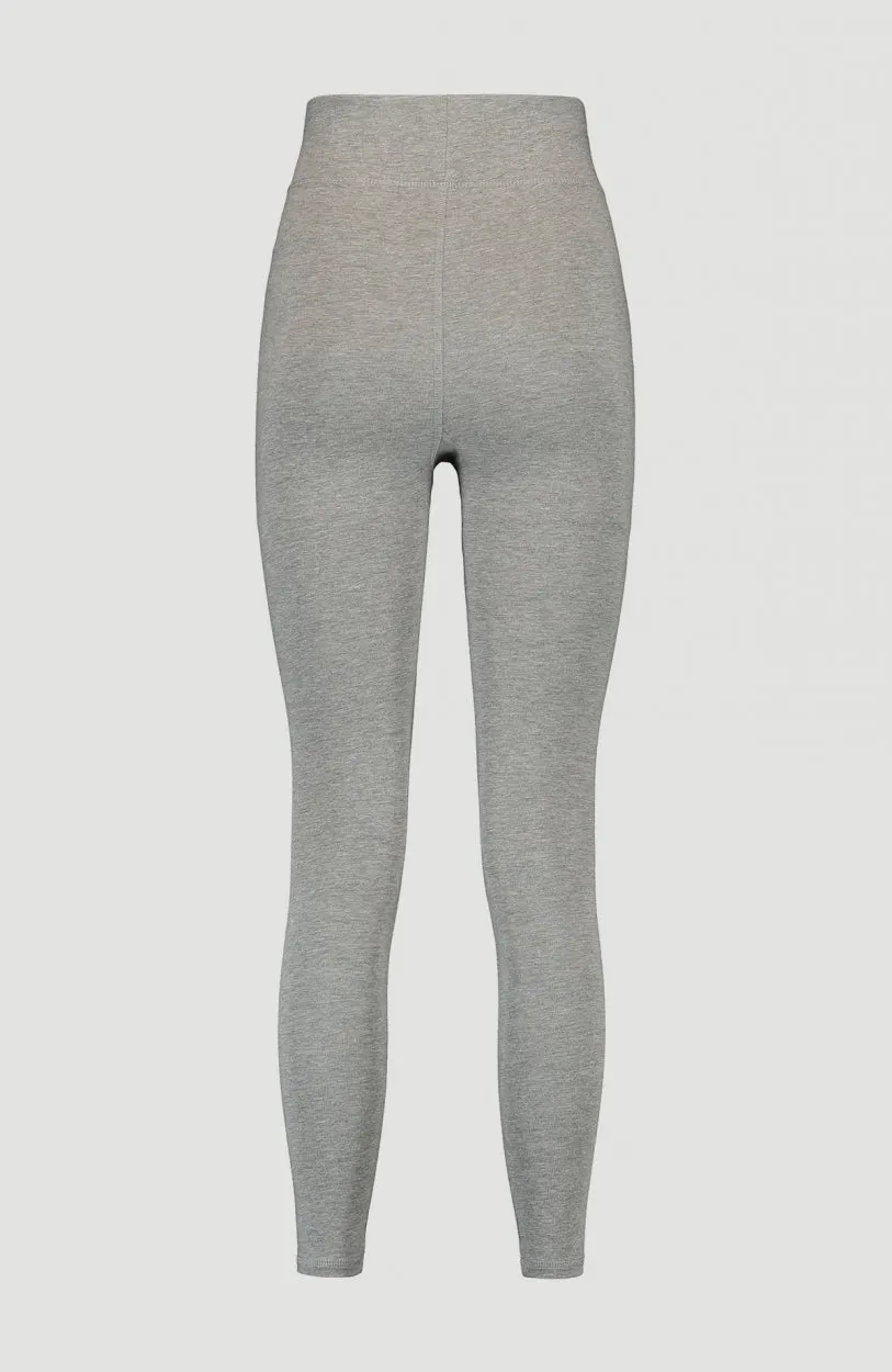 High Waist Legging | Silver Melee -A