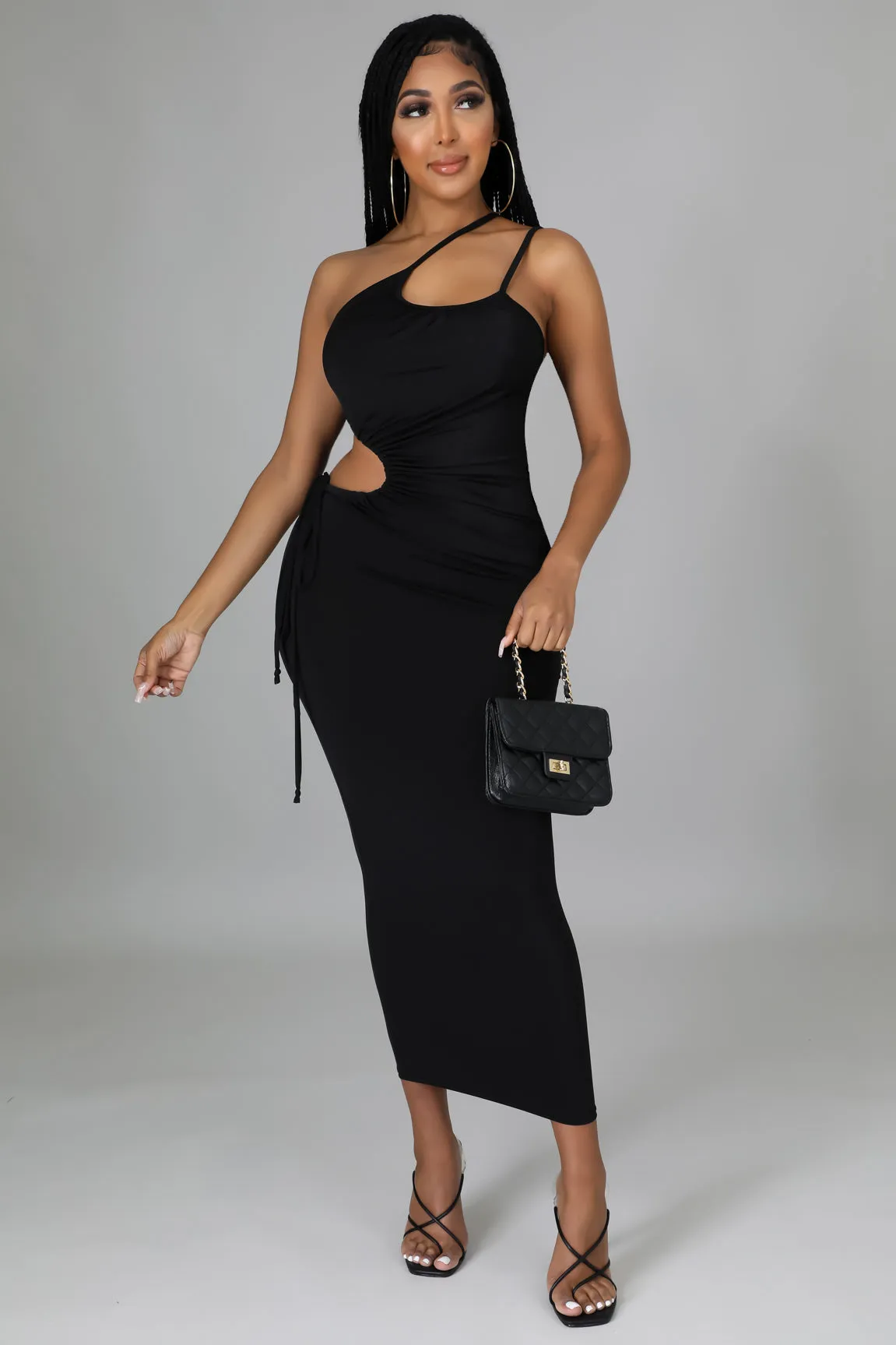 Hot Girl Dress - Black