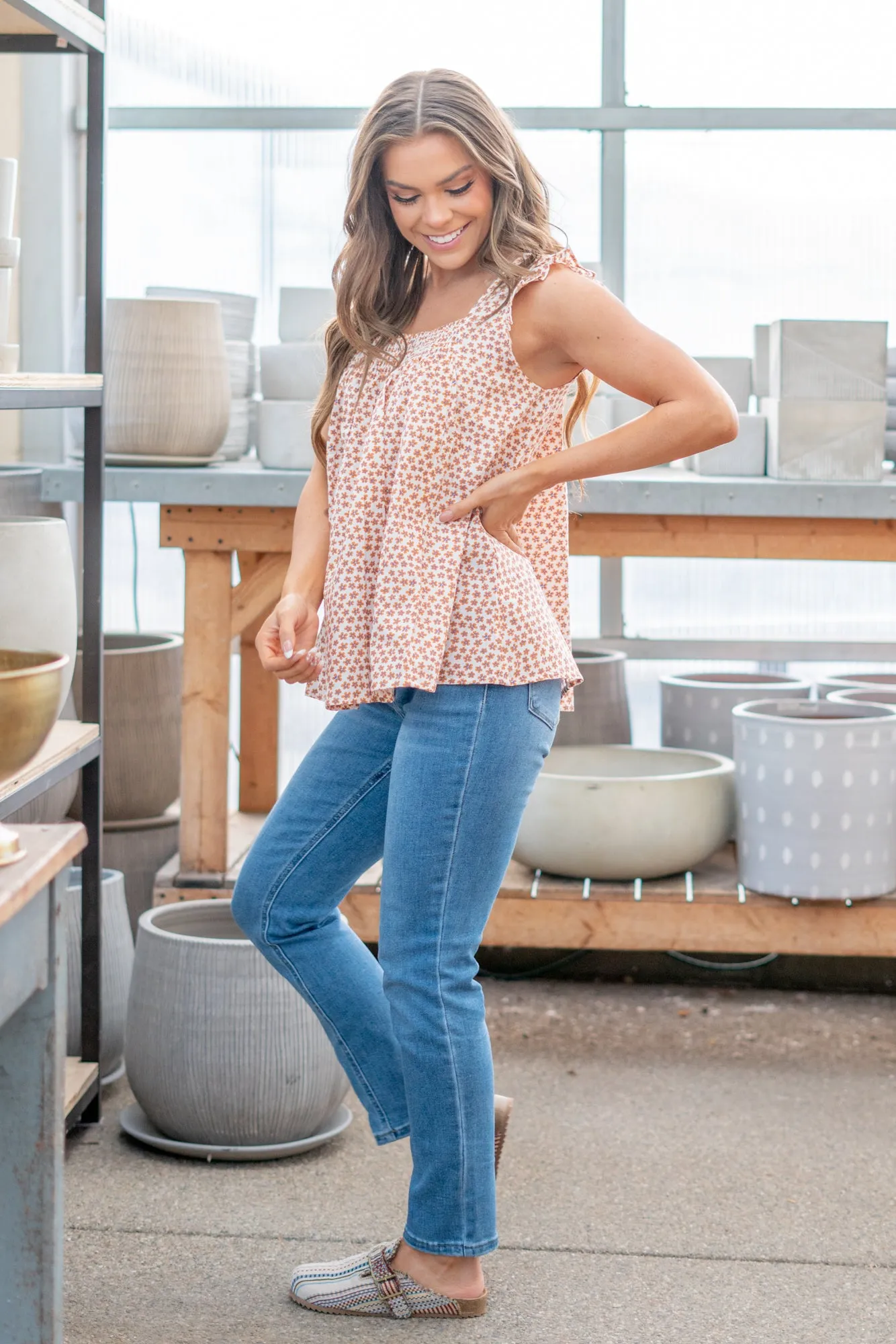 Karen Floral Print Top