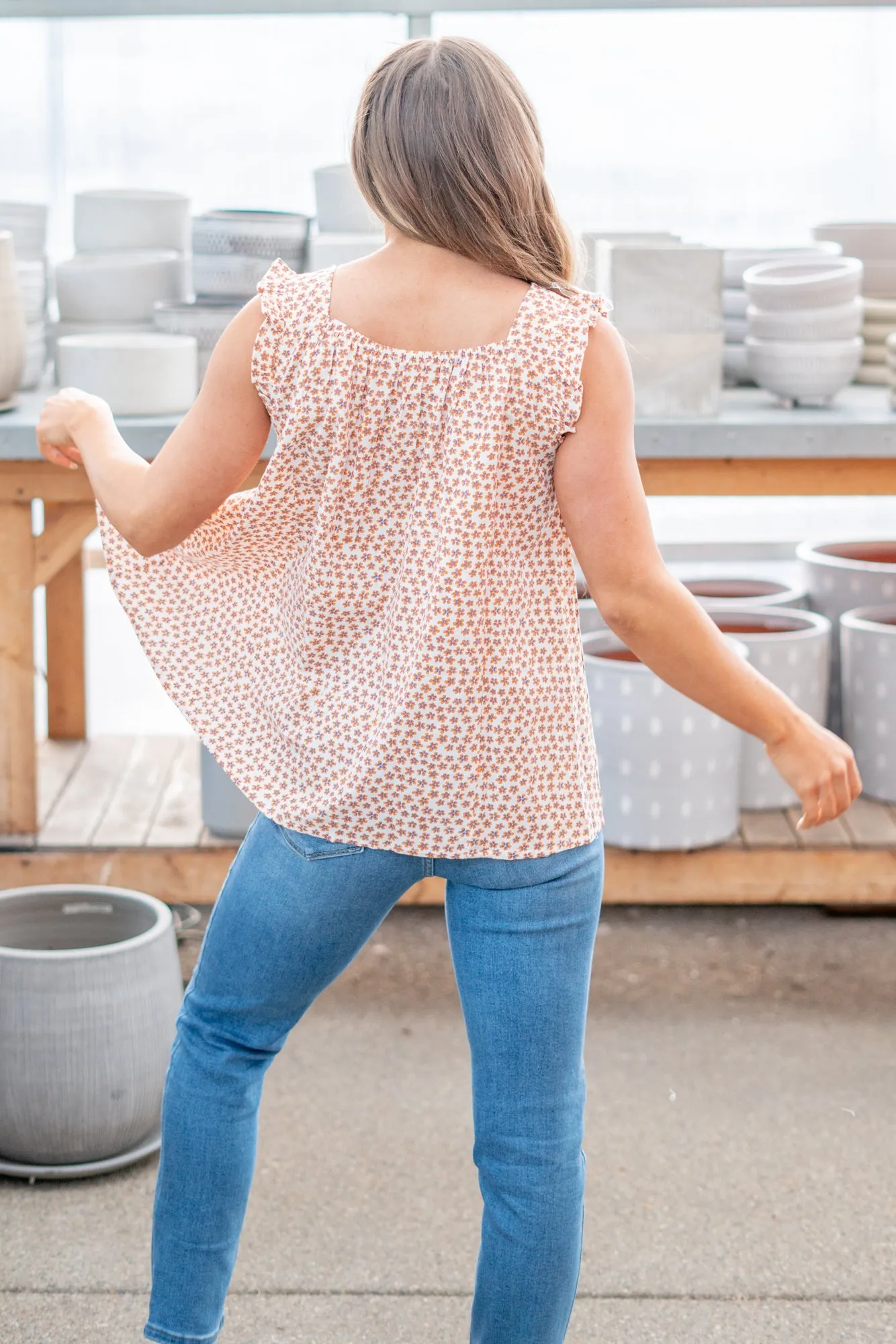 Karen Floral Print Top