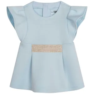 Karl Lagerfeld Baby Girls Blue Dress