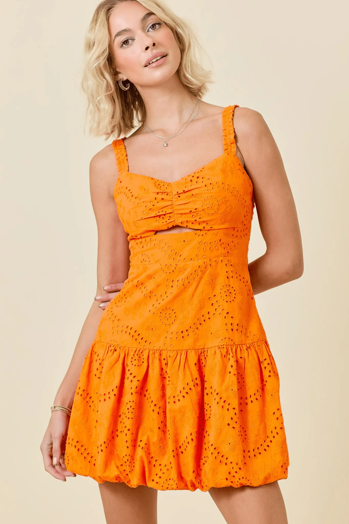 Kindel Dress in Orange