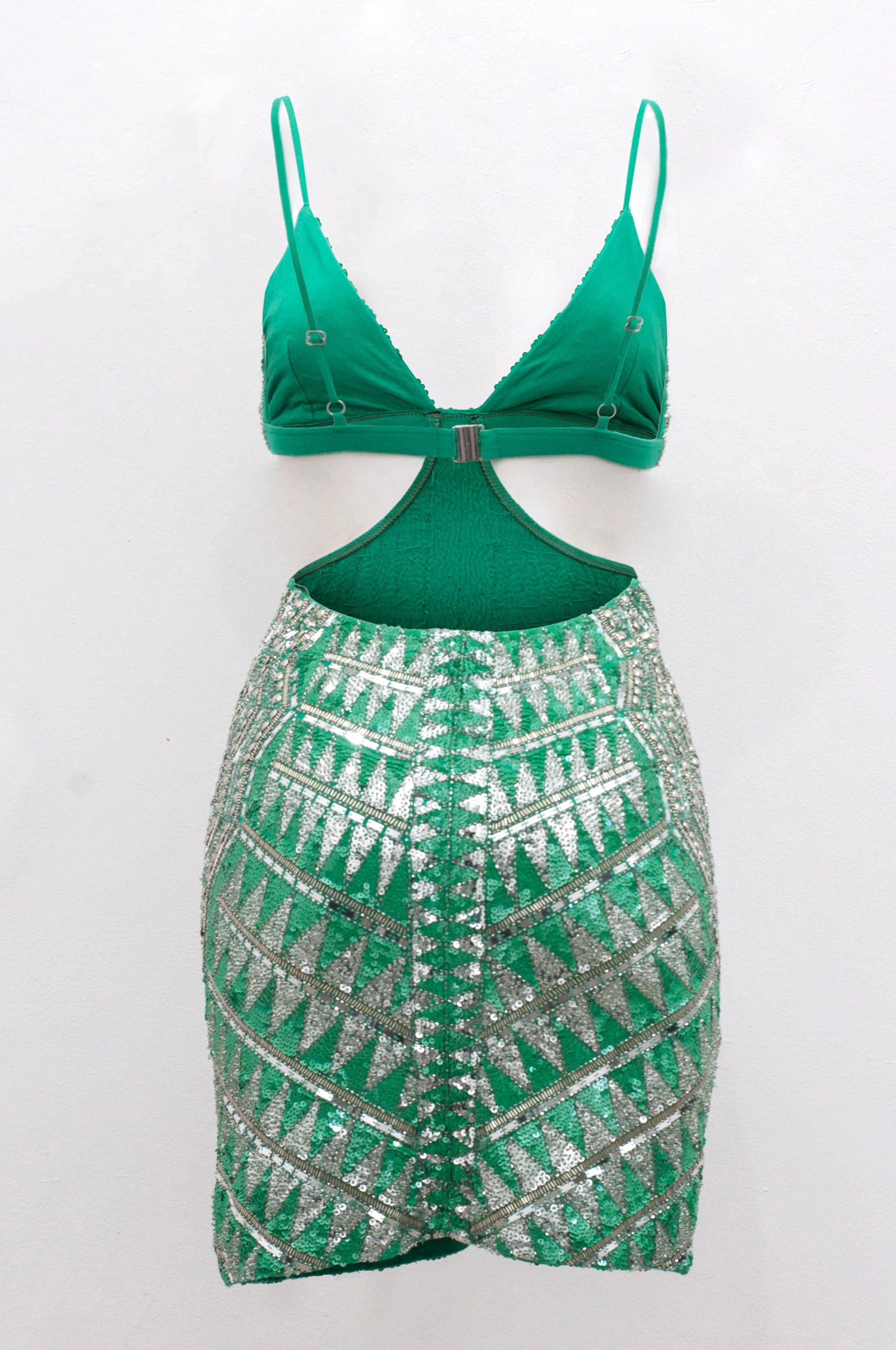 Las Vegas green dress
