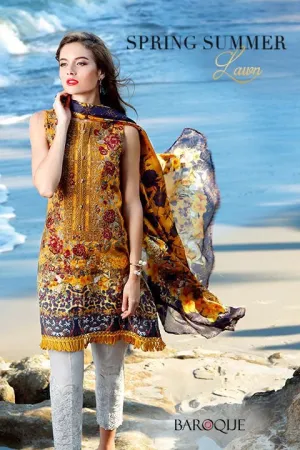 Lawn dress by barouqe Model#L 74 sold out