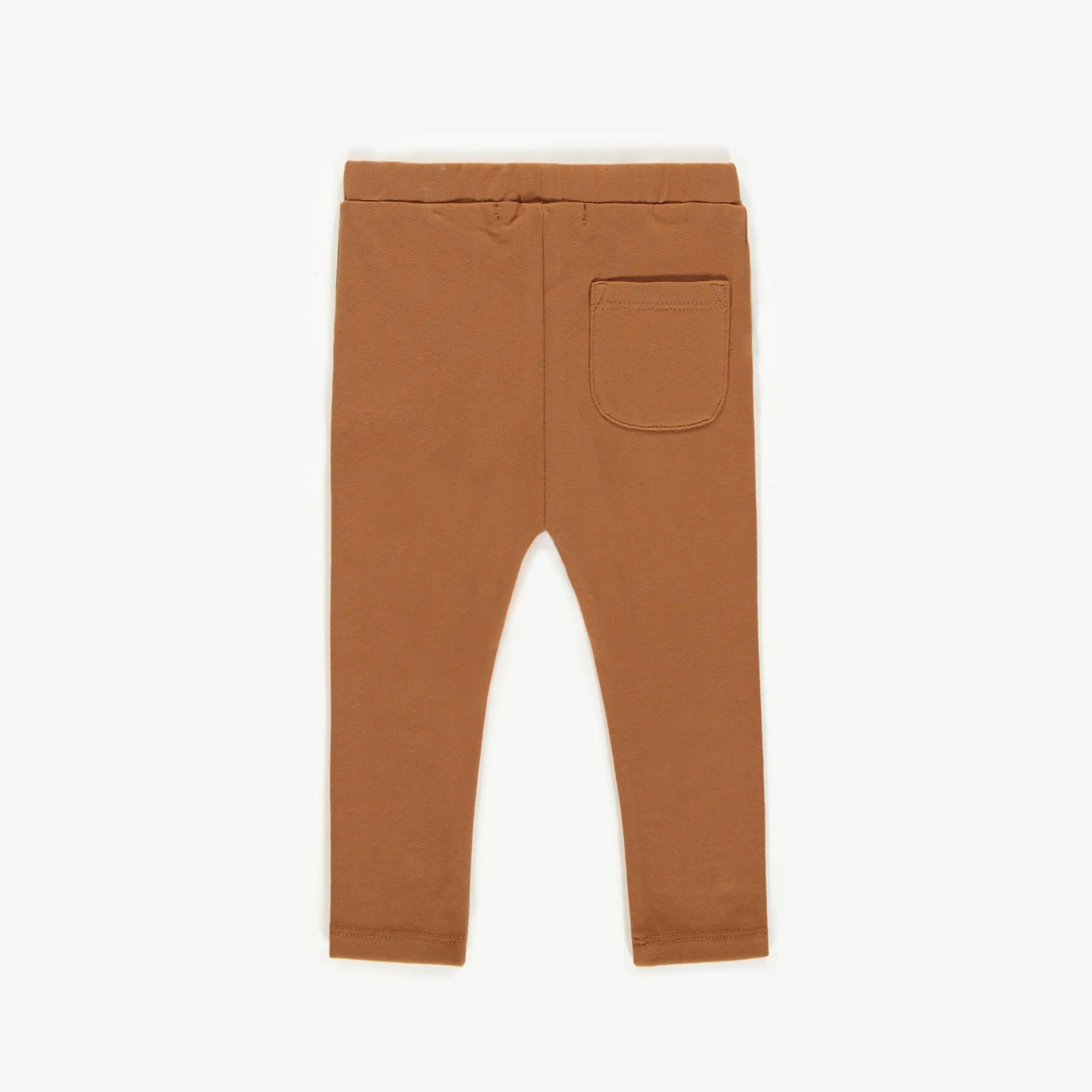 Legging caramel effet peau de pêche, bébé || Peach skin effect caramel legging, baby
