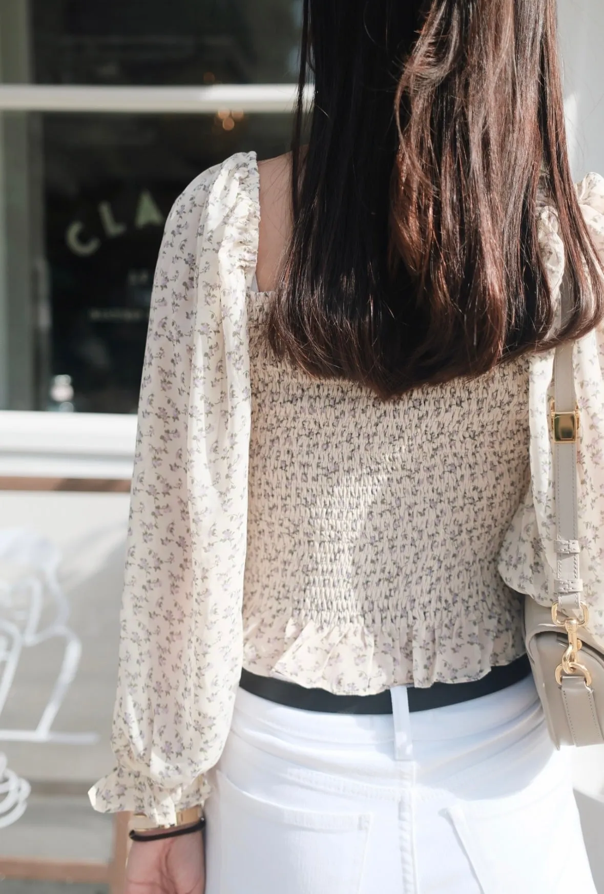 Lemon Tart Sweetheart Smocked Top