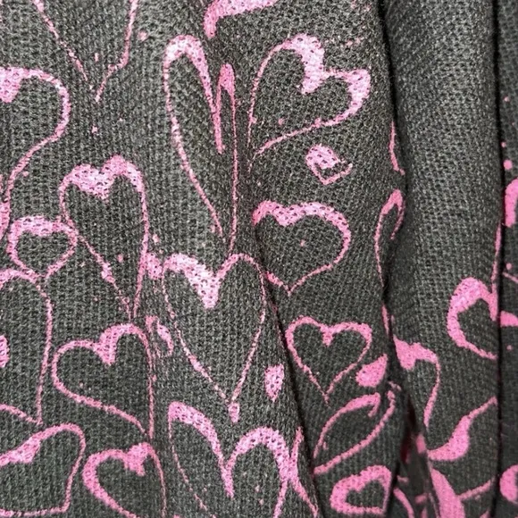 Lisa Todd • Shale Hearts Printed Sweaters • Sz L • New Condition