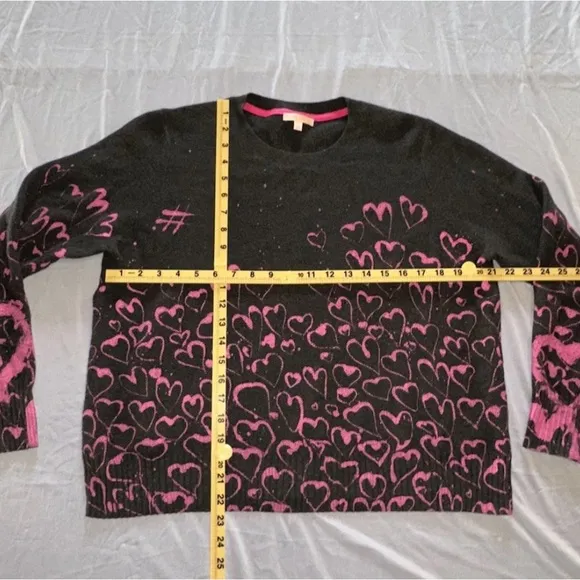 Lisa Todd • Shale Hearts Printed Sweaters • Sz L • New Condition