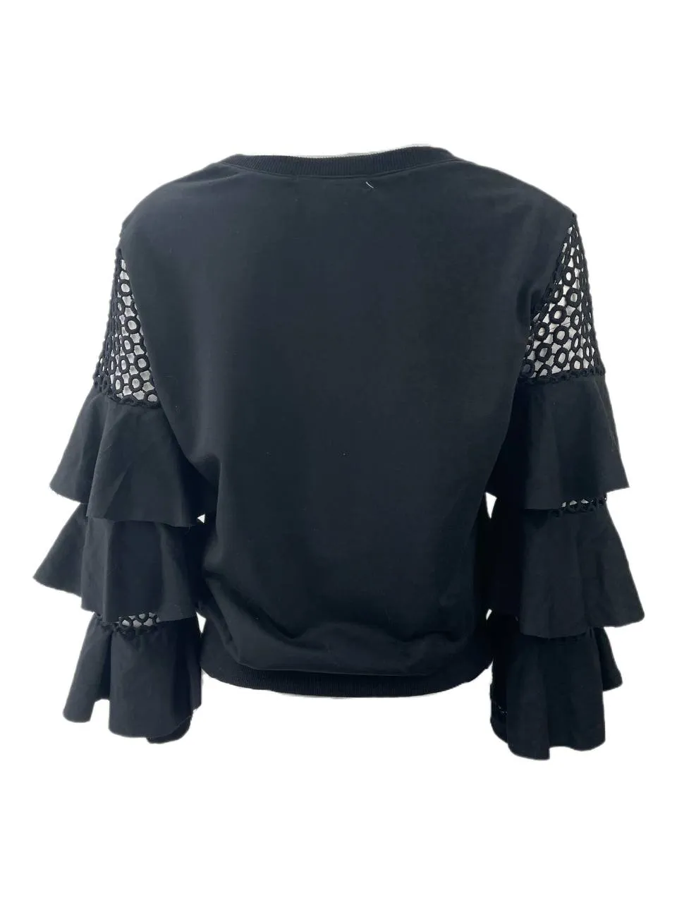 LOST IN LUNAR Women's Black Ruby Long Sleeve Sweater Size US 2 NWT