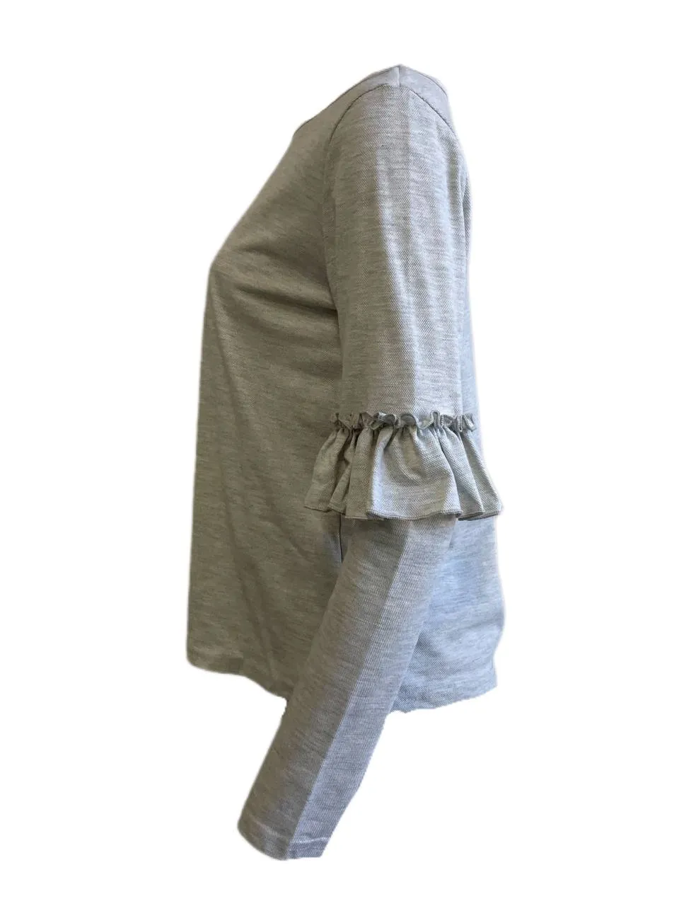 LOST IN LUNAR Women's Grey Izabel Knit Top Size US 4 NWT