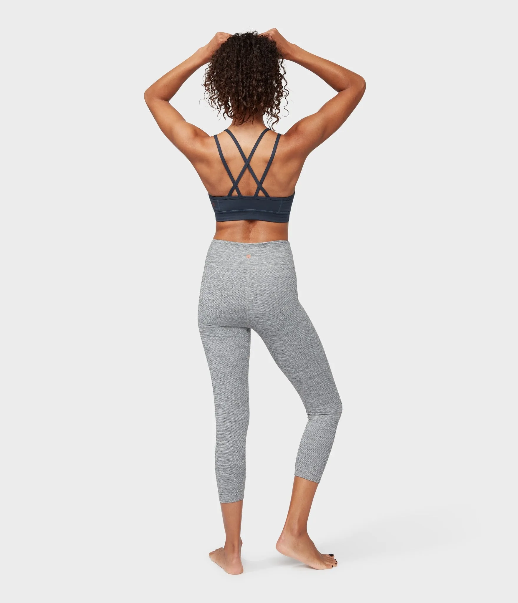 Manduka Apparel - Women's Essential Cropped Legging - Stone Melange