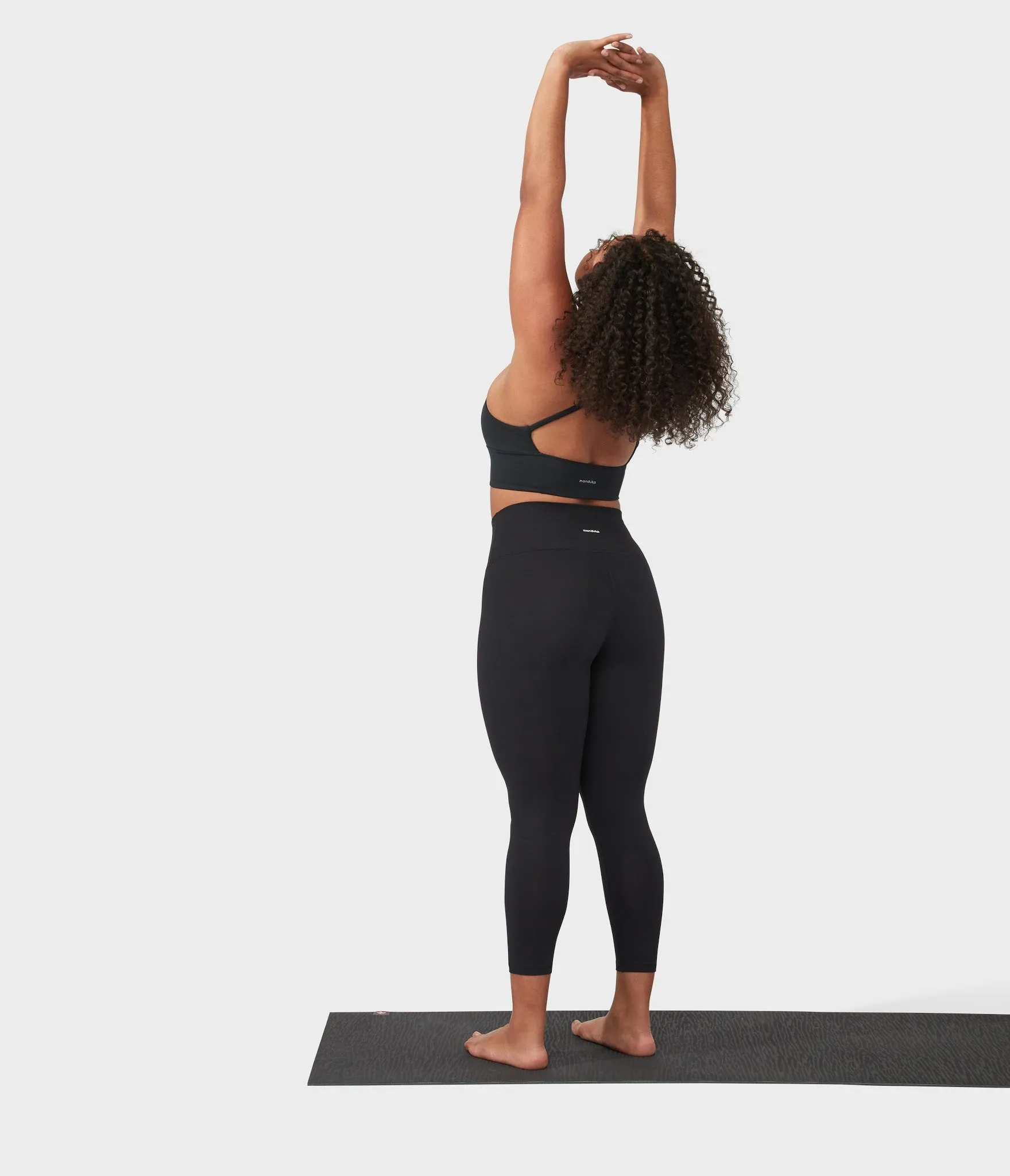 Manduka Apparel - Women's Performance Legging - High Rise W/Media Pocket - Black
