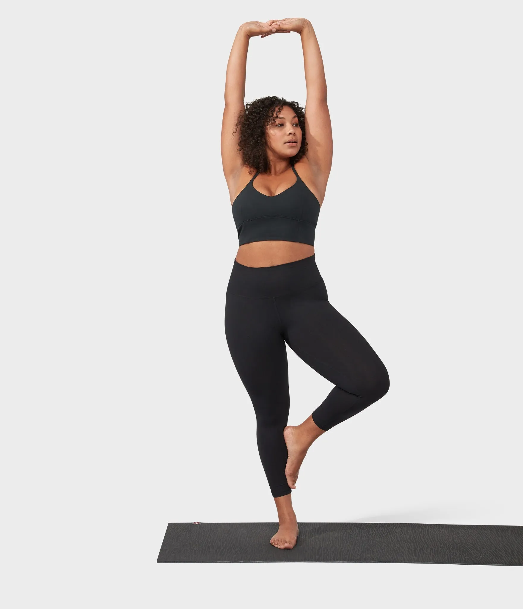 Manduka Apparel - Women's Performance Legging - High Rise W/Media Pocket - Black