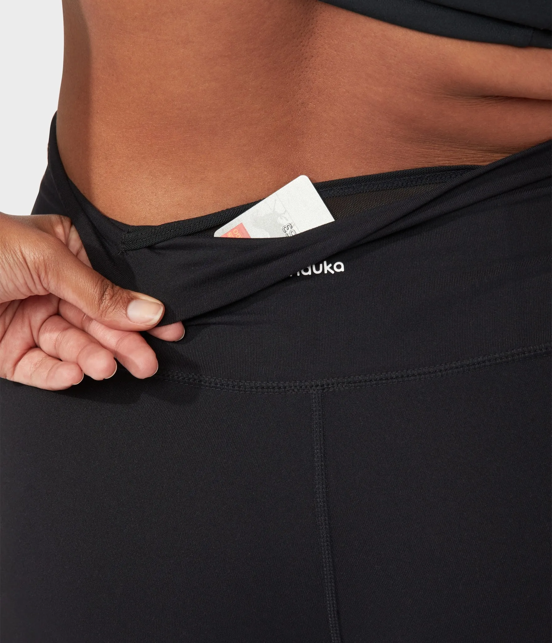 Manduka Apparel - Women's Performance Legging - High Rise W/Media Pocket - Black