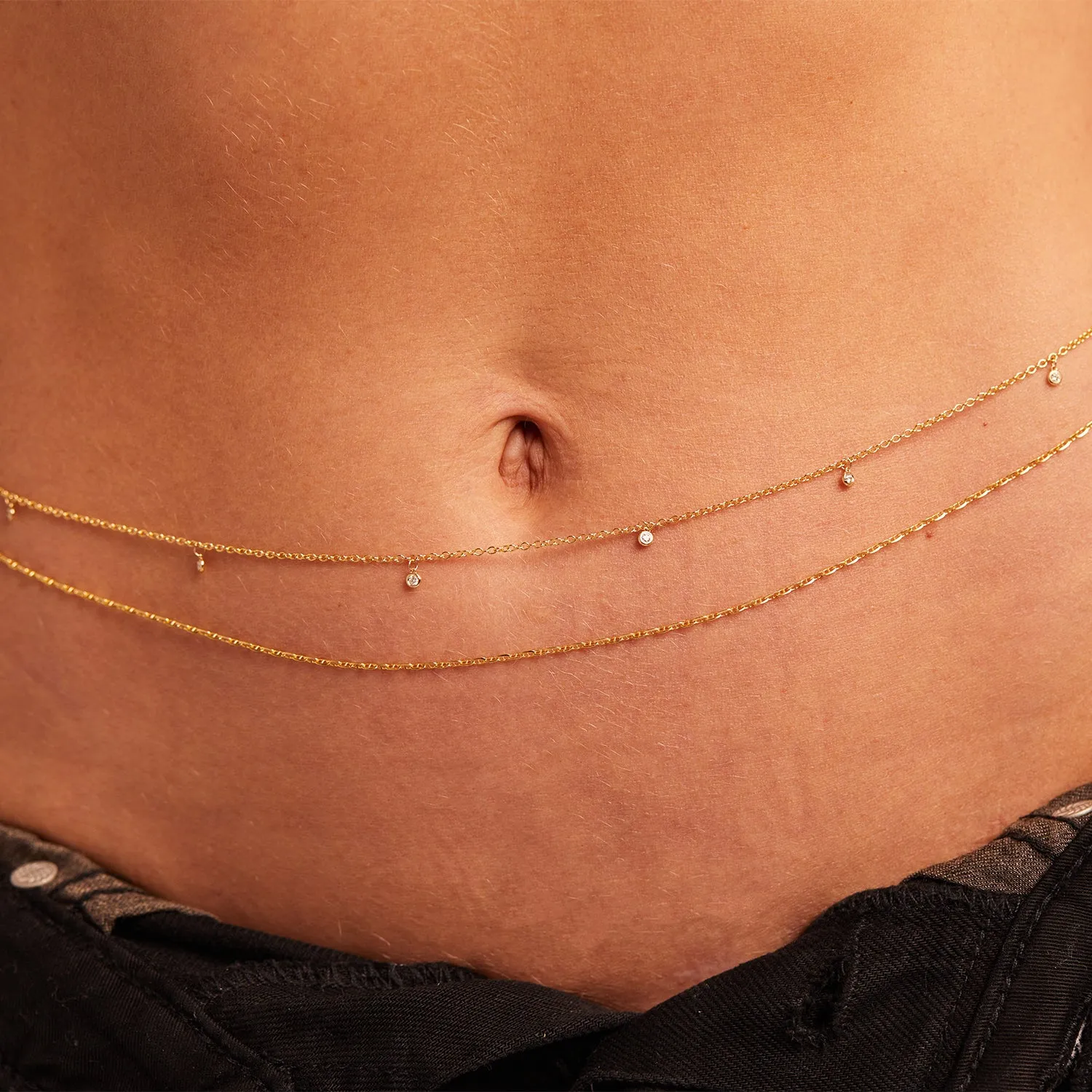 Mariner Anchor Link Belly Chain