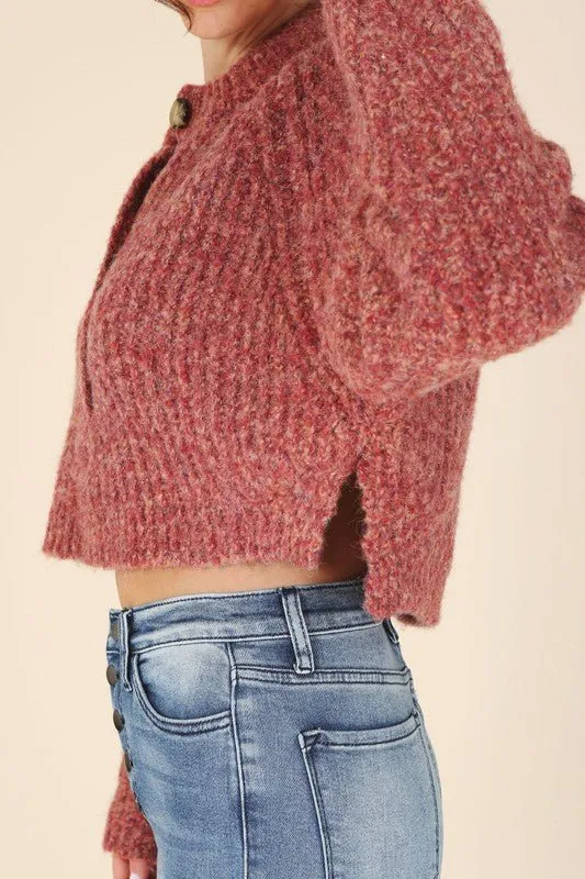 Melange Sweater Top