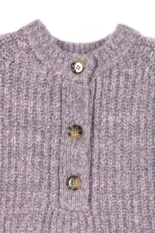 Melange Sweater Top