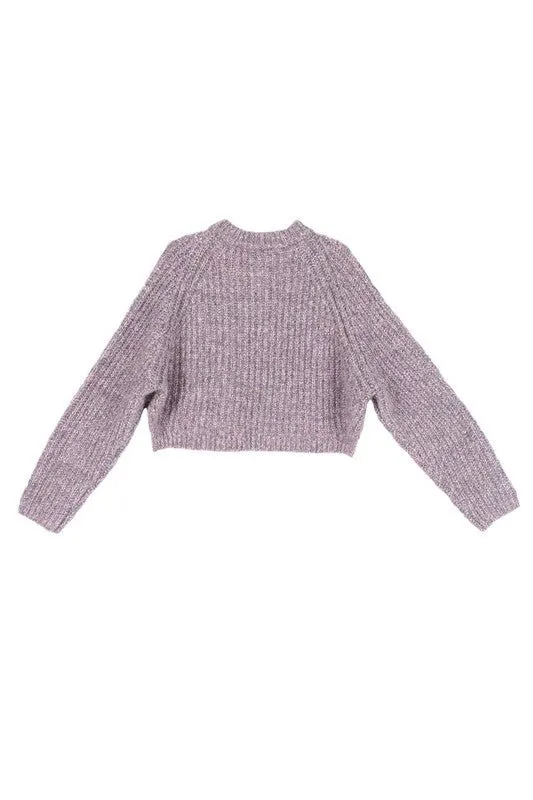 Melange Sweater Top