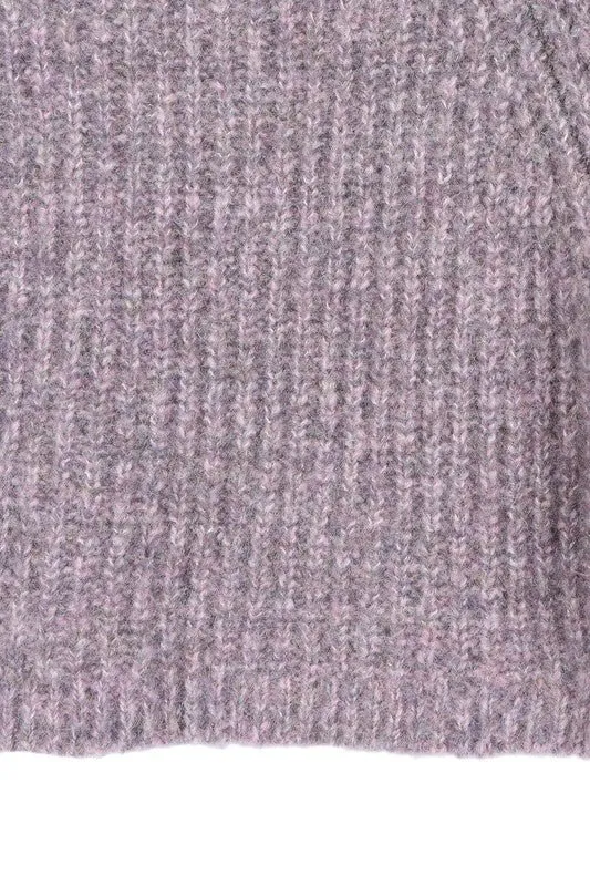 Melange Sweater Top