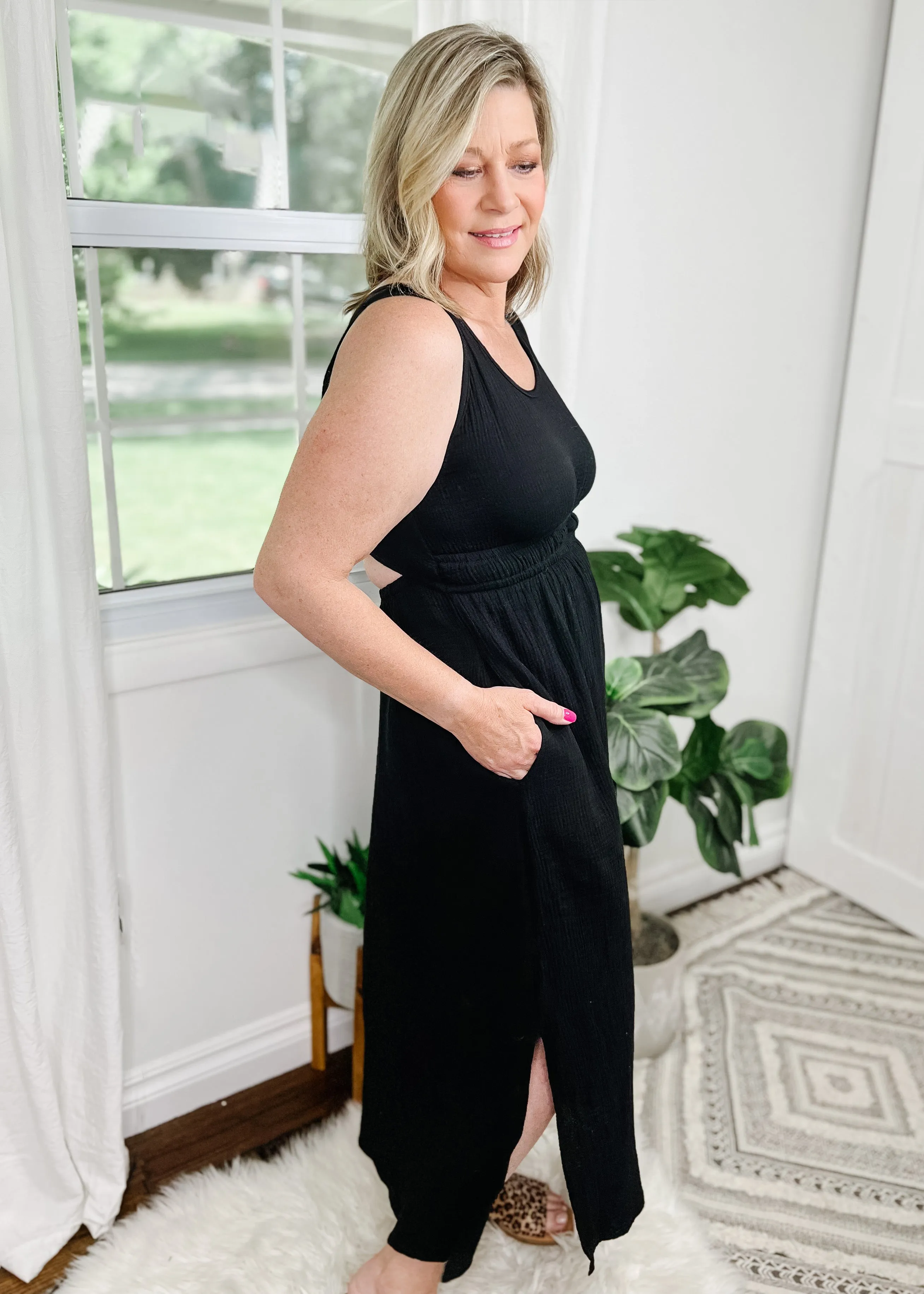 Midi Cut Out Dress (3 colors)