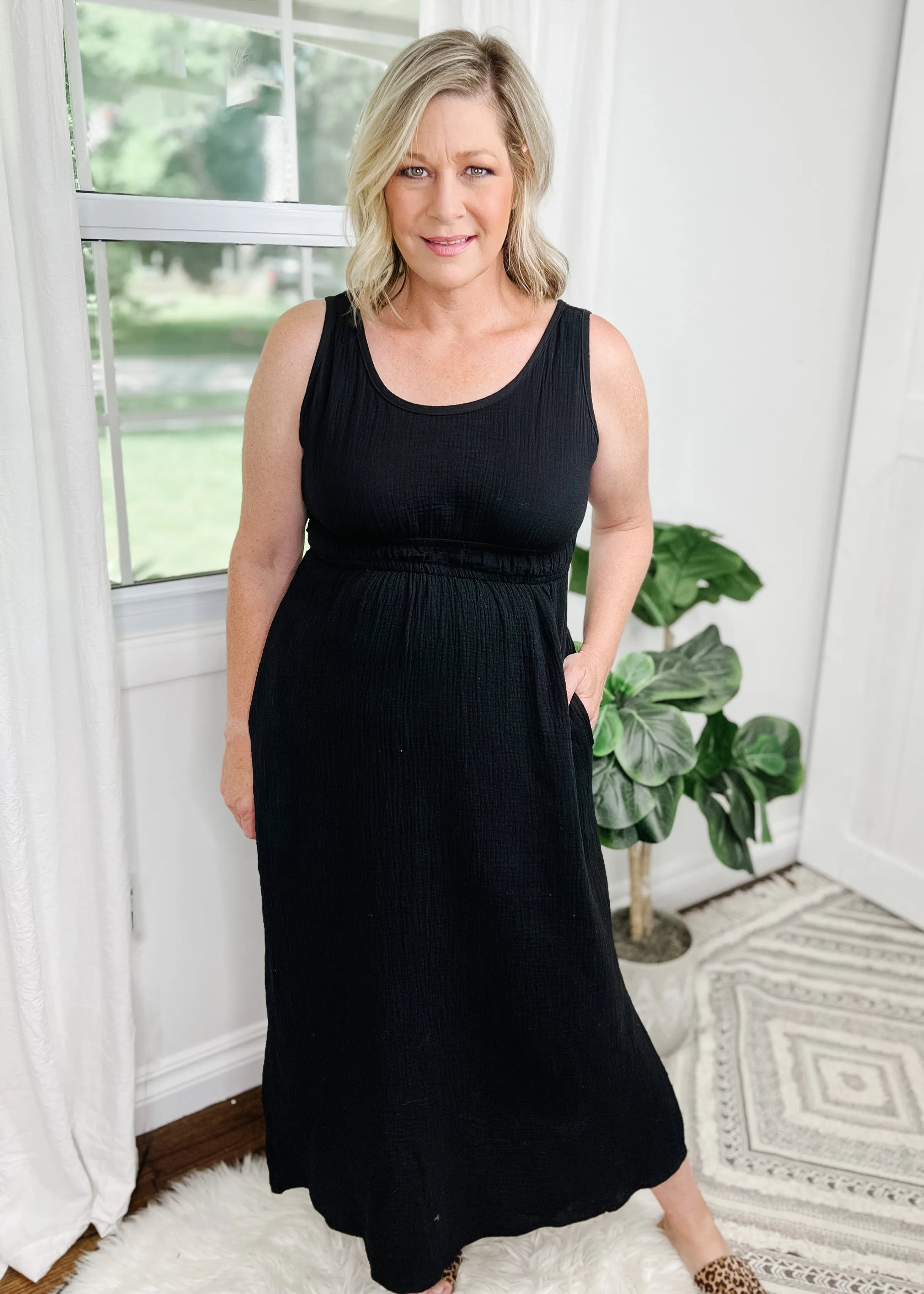 Midi Cut Out Dress (3 colors)