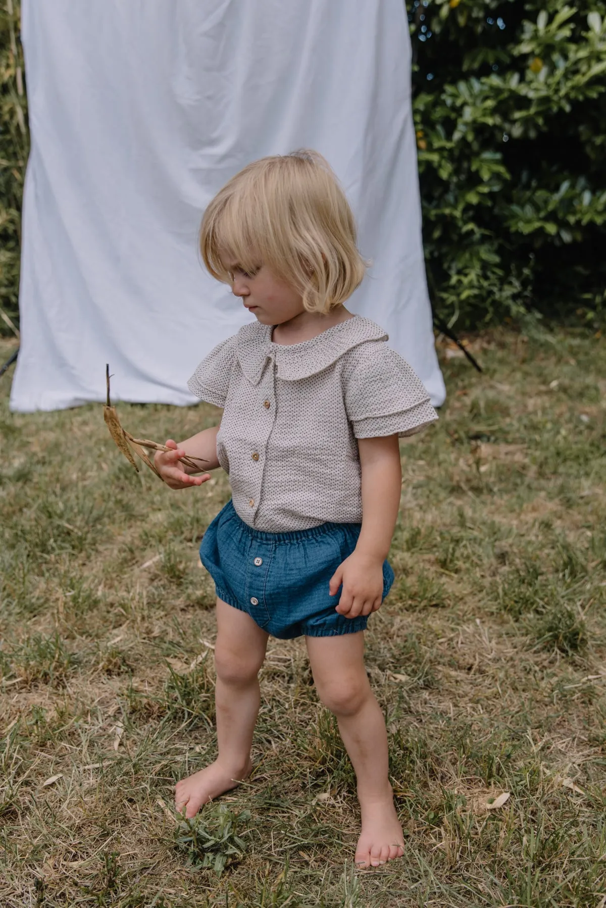MINI DOTS BLOUSE - SIENA