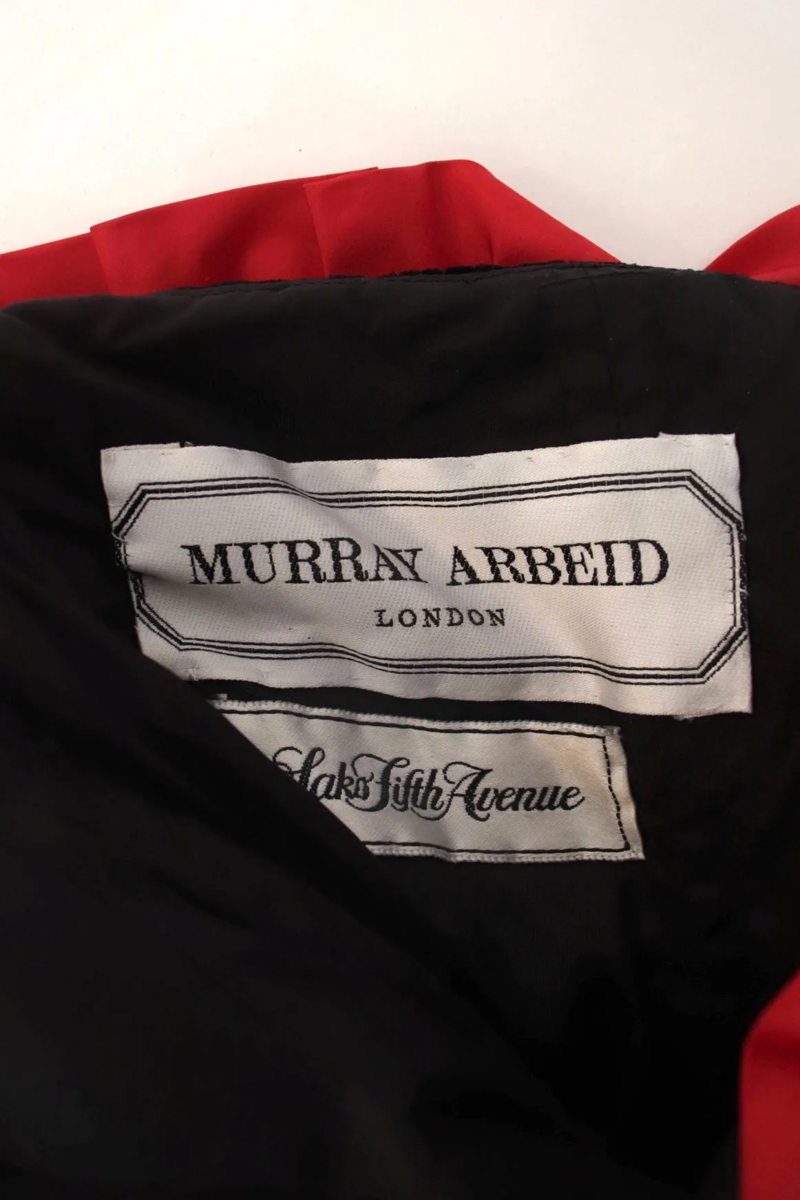 Murray Arbeid Red & Black Gown*