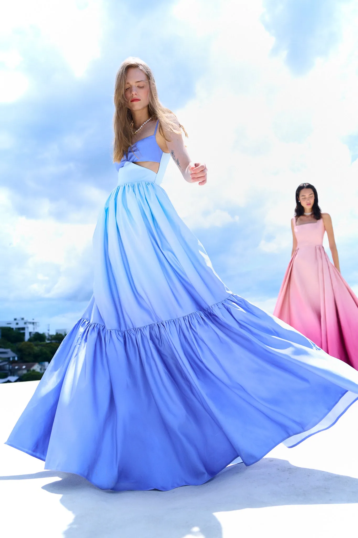 Nova Satin Gown