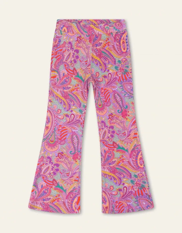 Oilily Hooray Heart Sweater And Peace Jersey Printed Pants YF24GHJ211 YF24GPA283