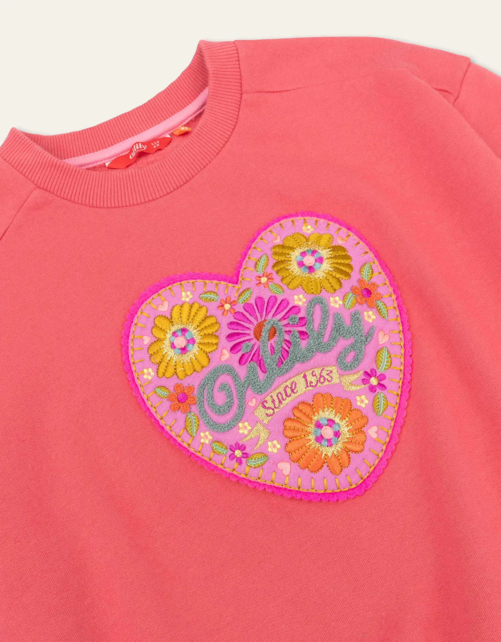 Oilily Hooray Heart Sweater And Peace Jersey Printed Pants YF24GHJ211 YF24GPA283