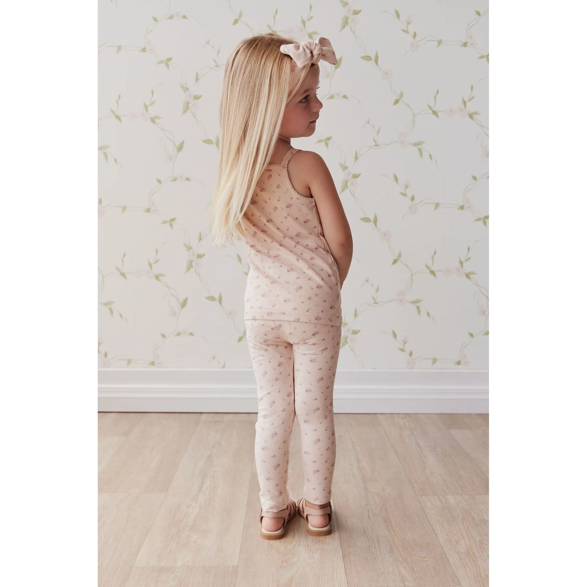 Organic Cotton Everyday Legging - Cindy Whisper Pink