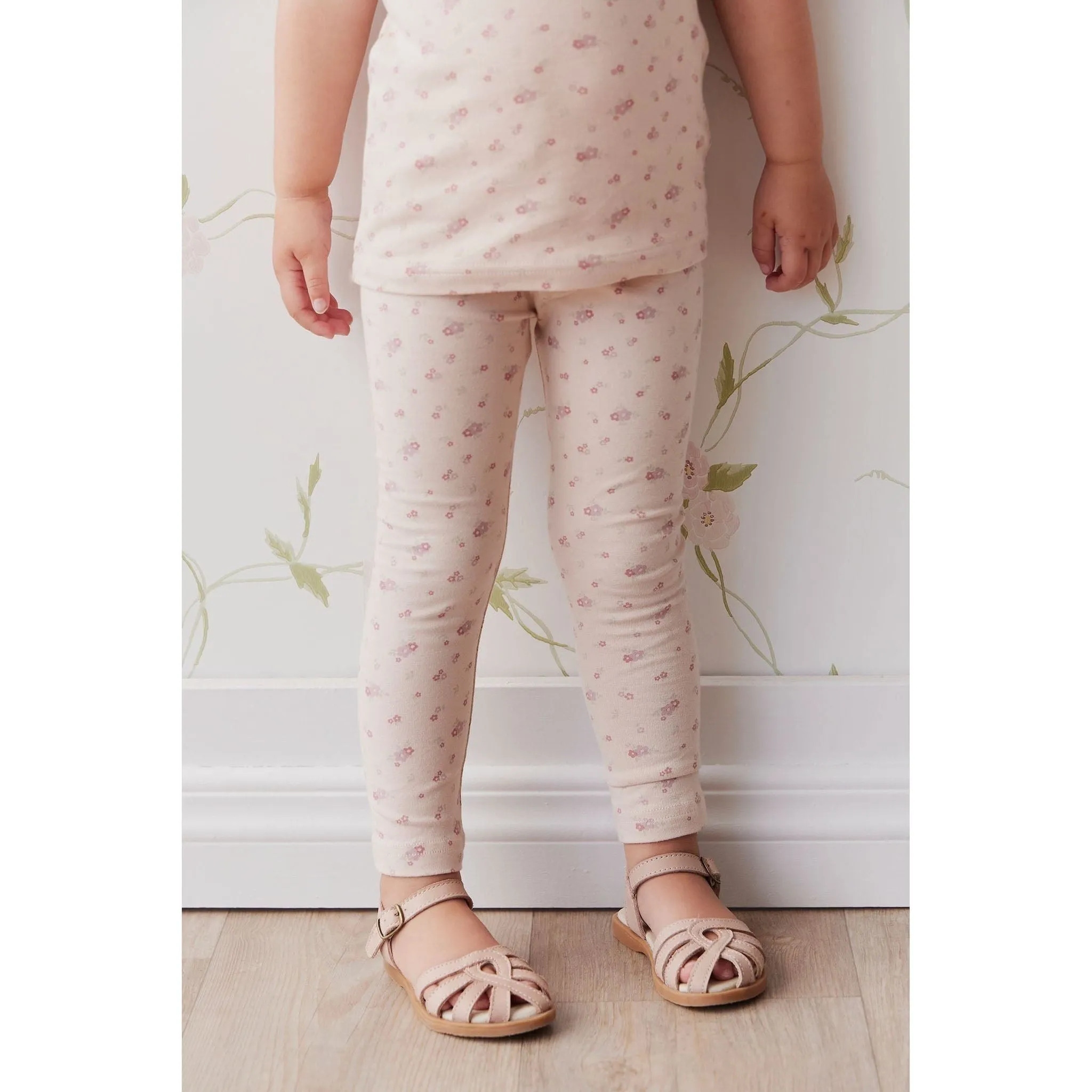 Organic Cotton Everyday Legging - Cindy Whisper Pink
