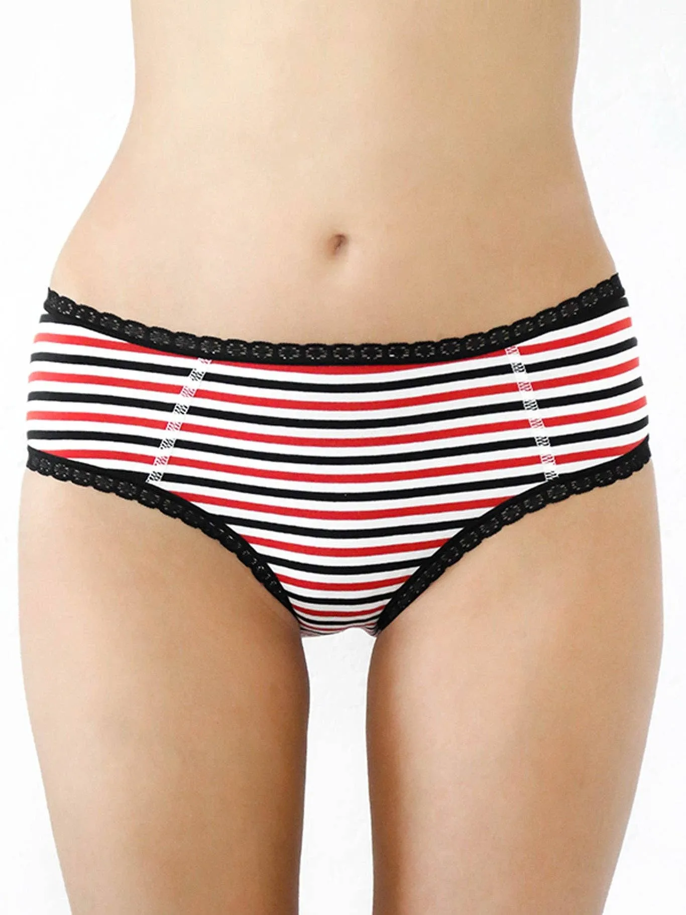 Organic Hipster Briefs with Lace
