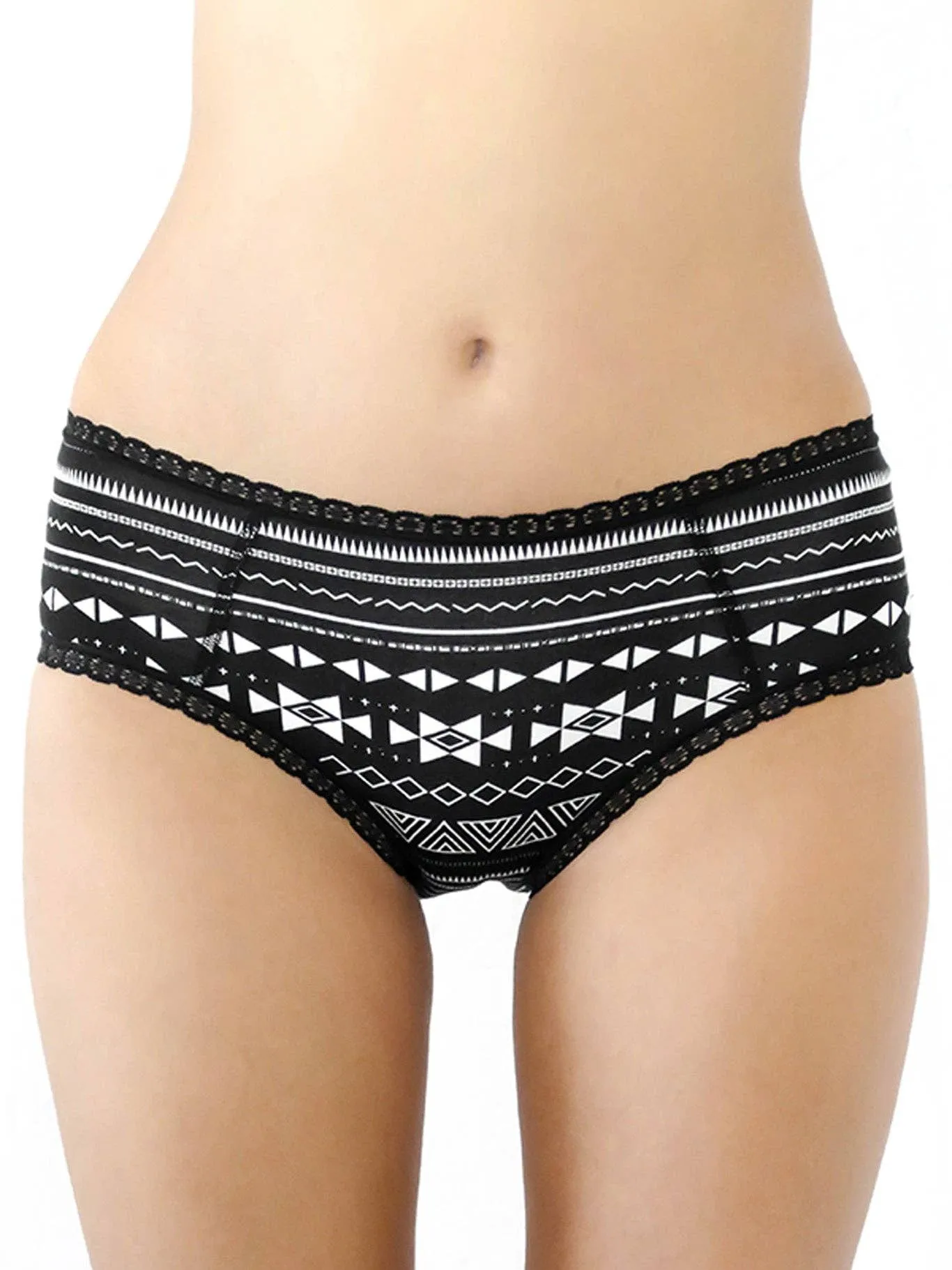 Organic Hipster Briefs with Lace