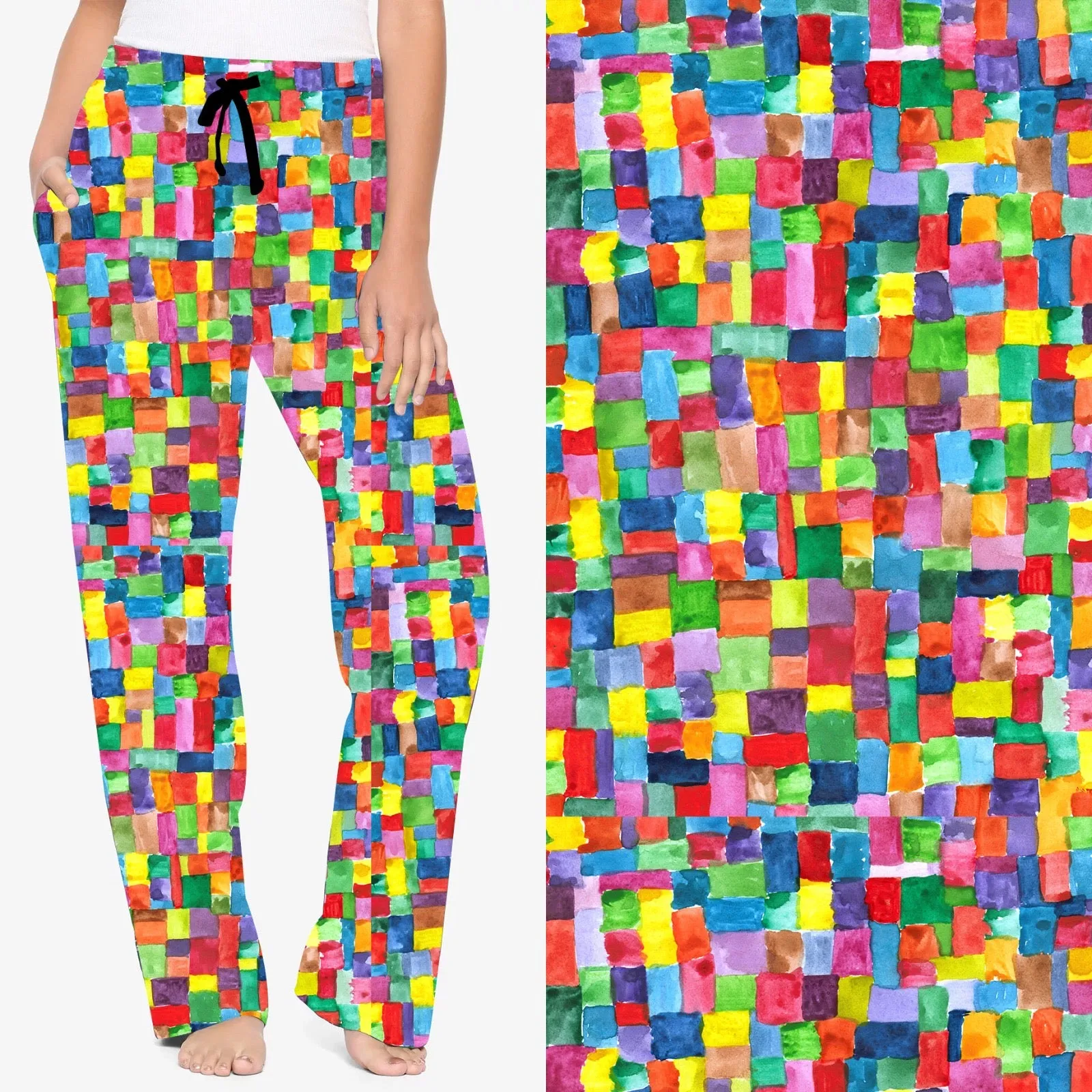 Paint By Numbers Lounge Pants