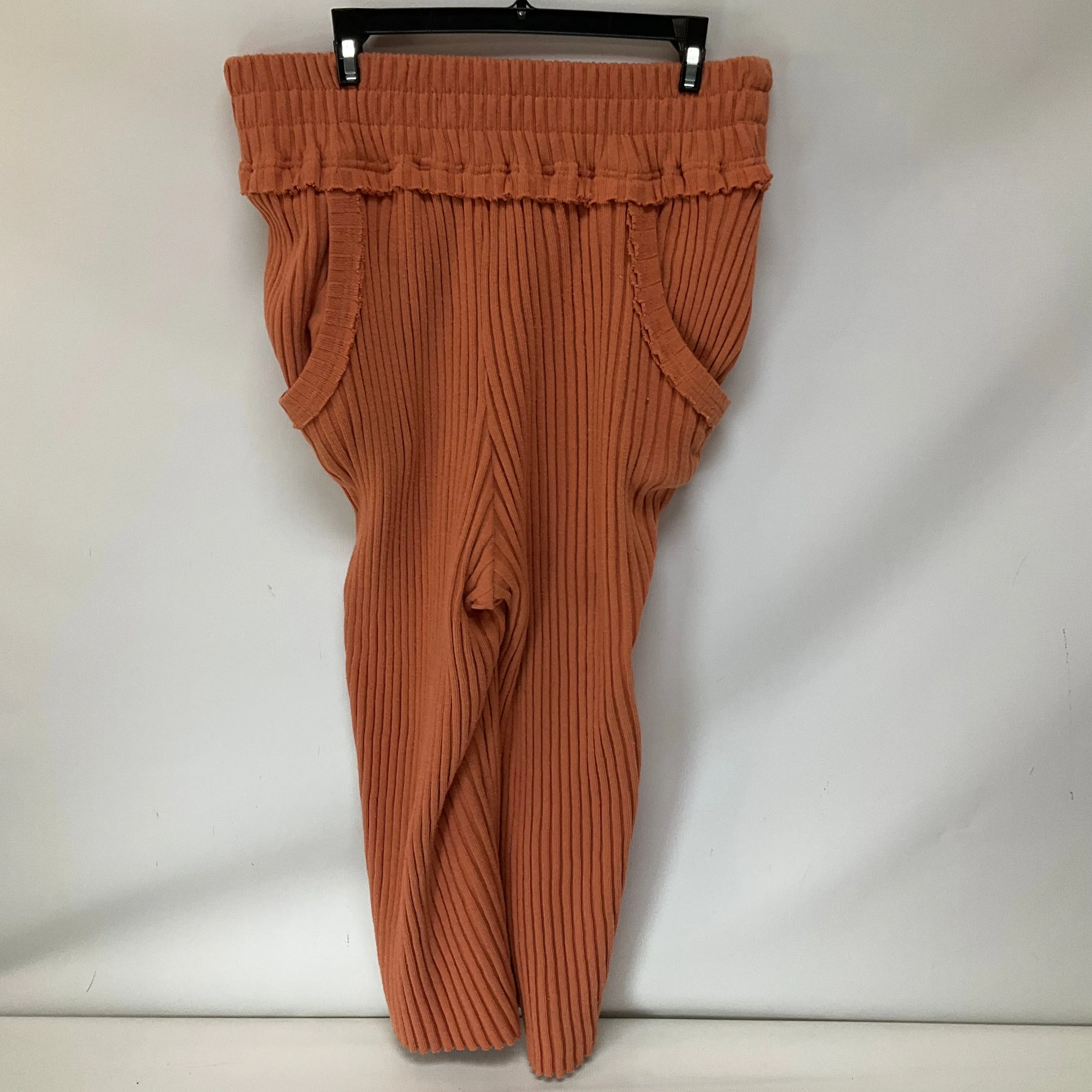 Pants Wide Leg By Free People In Orange, Size: L