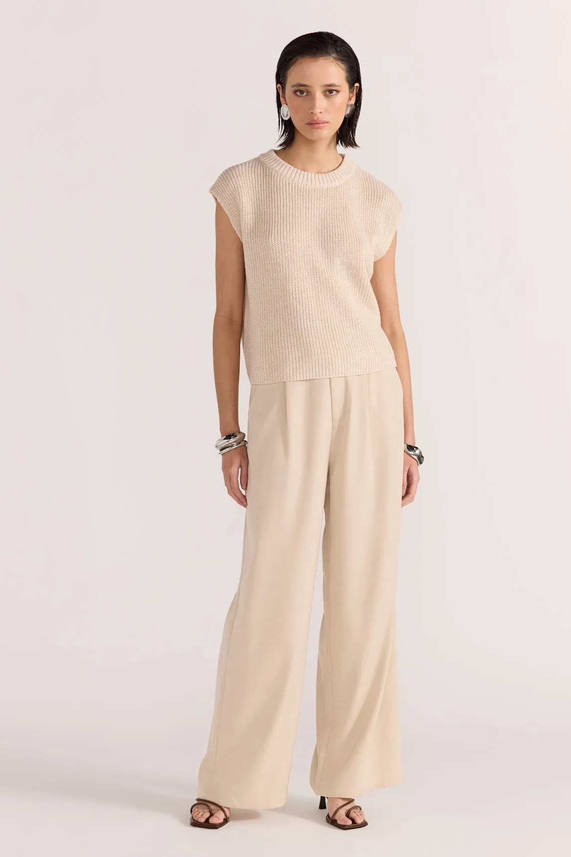 Petra Knit Top | Natural