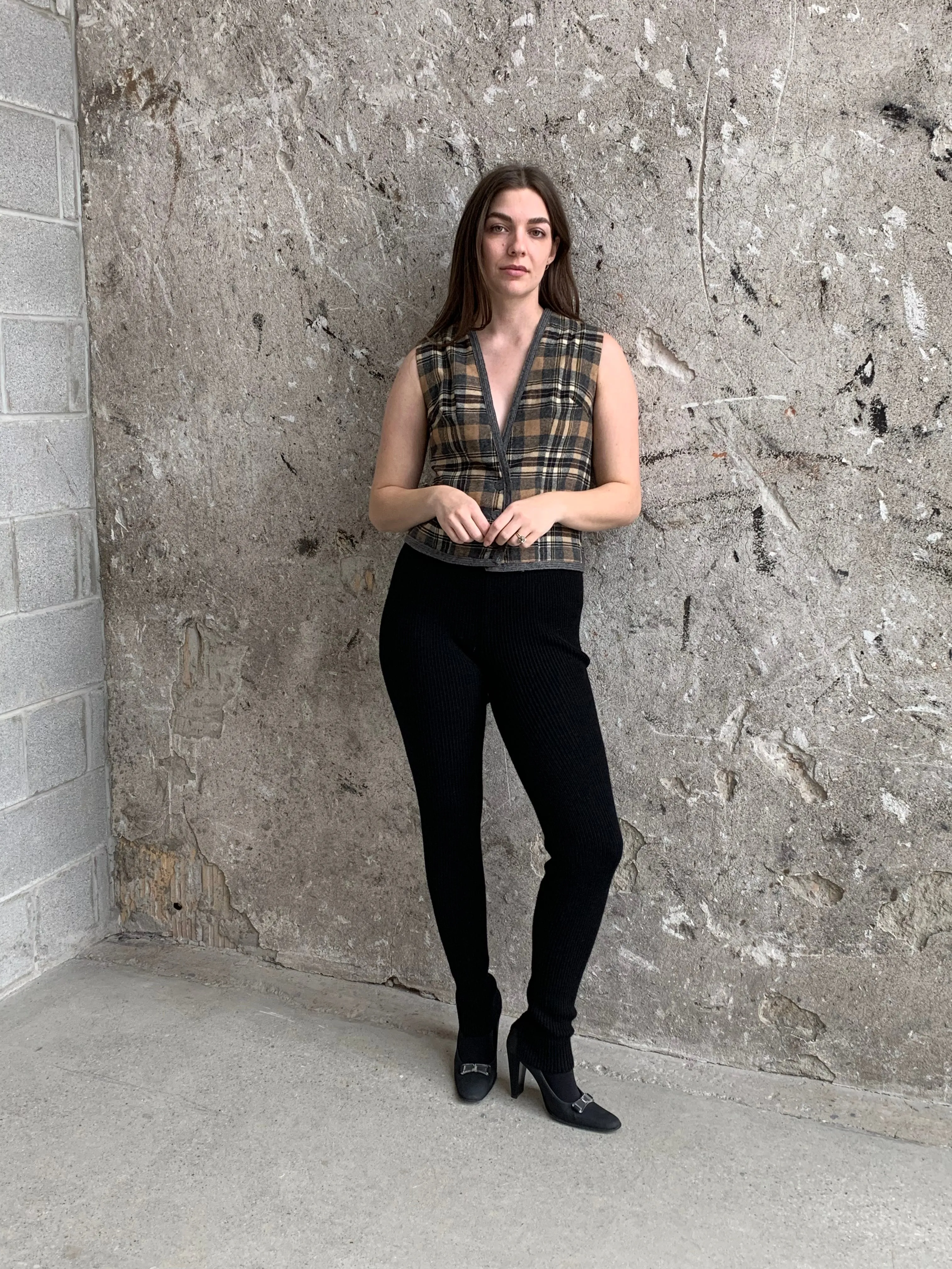 Phlannel knit legging pants