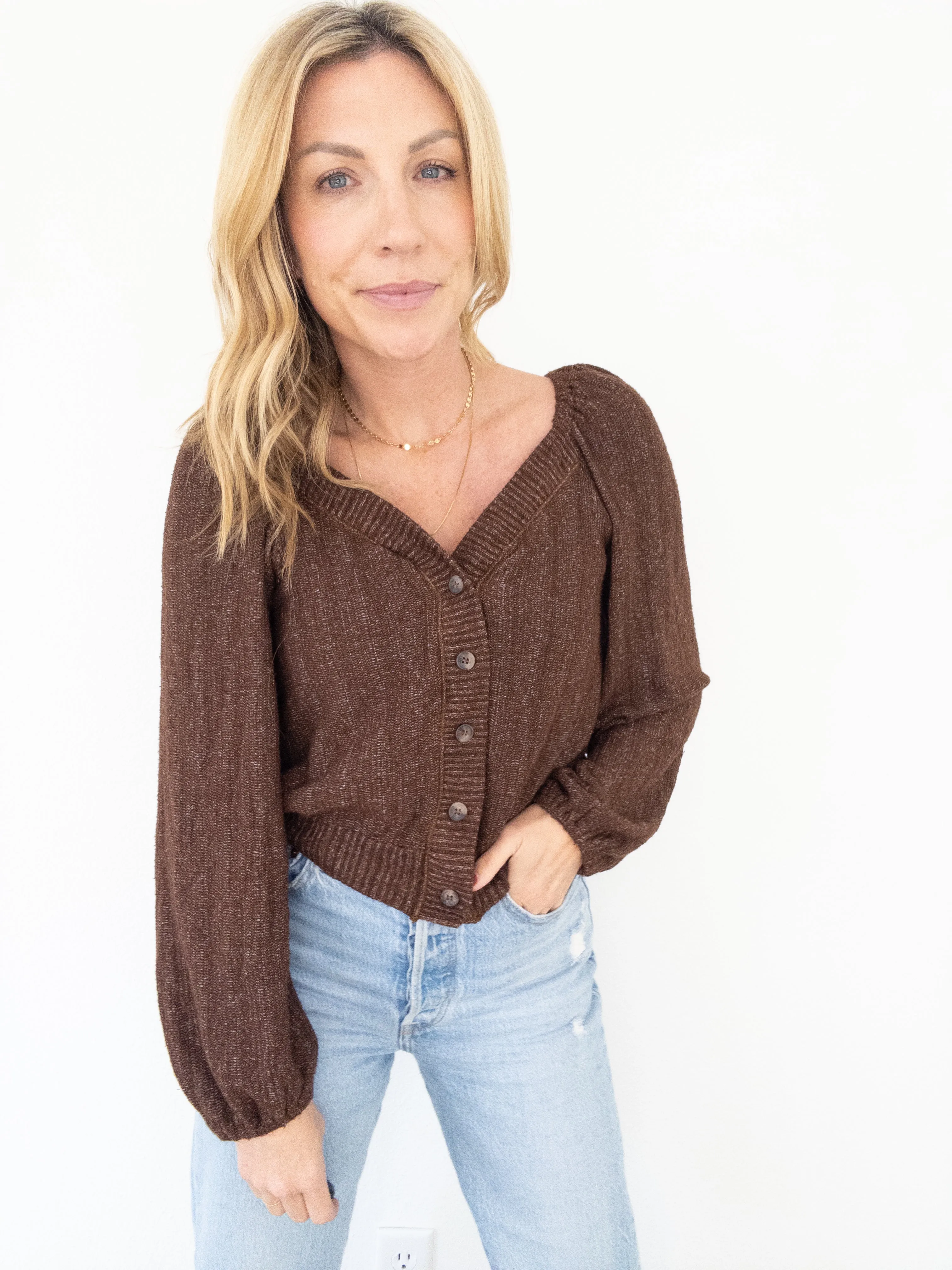 Project Social T Piece of My Heart Cardigan