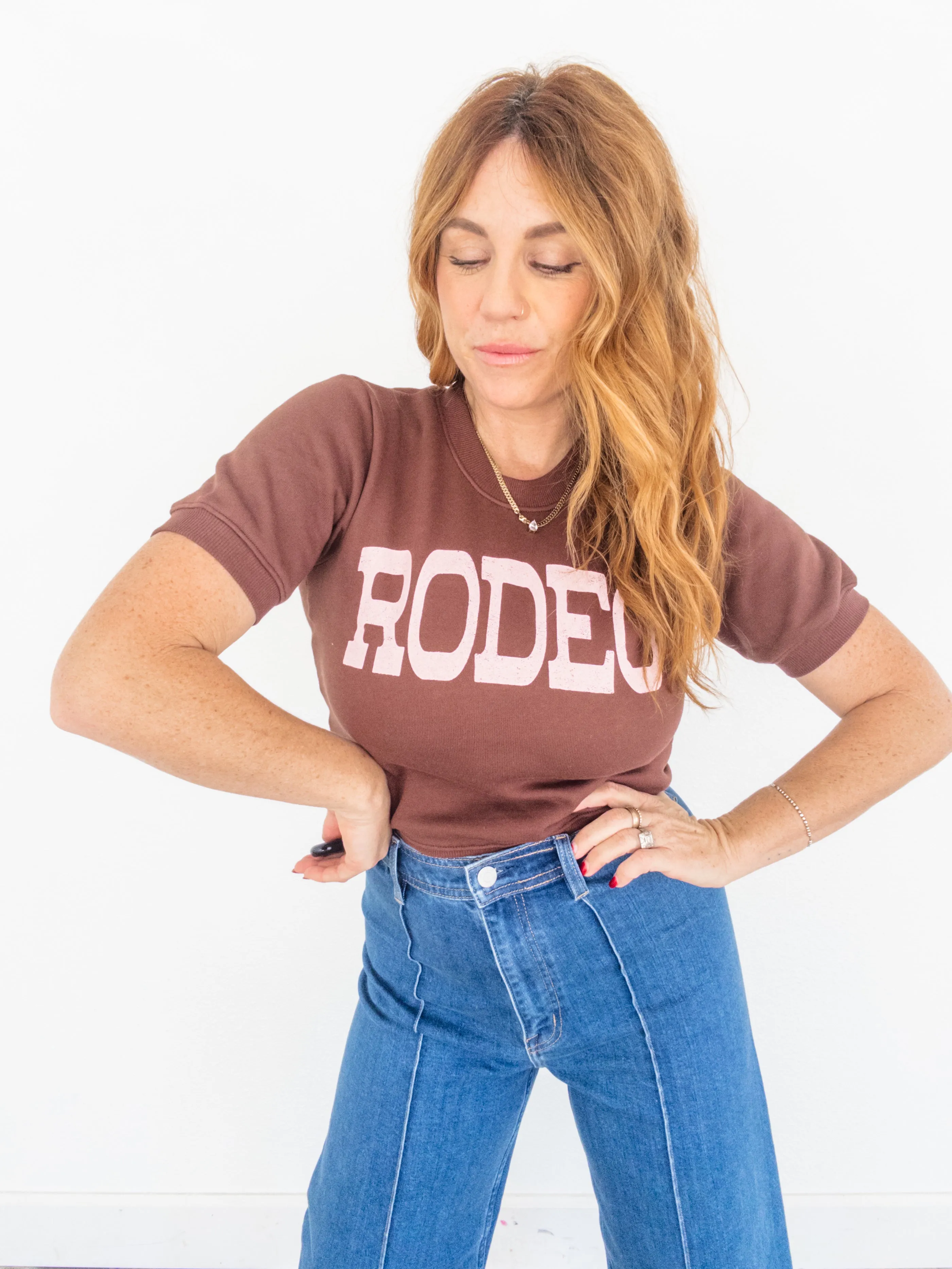 Project Social T Rodeo Short Sleeve Sweatshirt