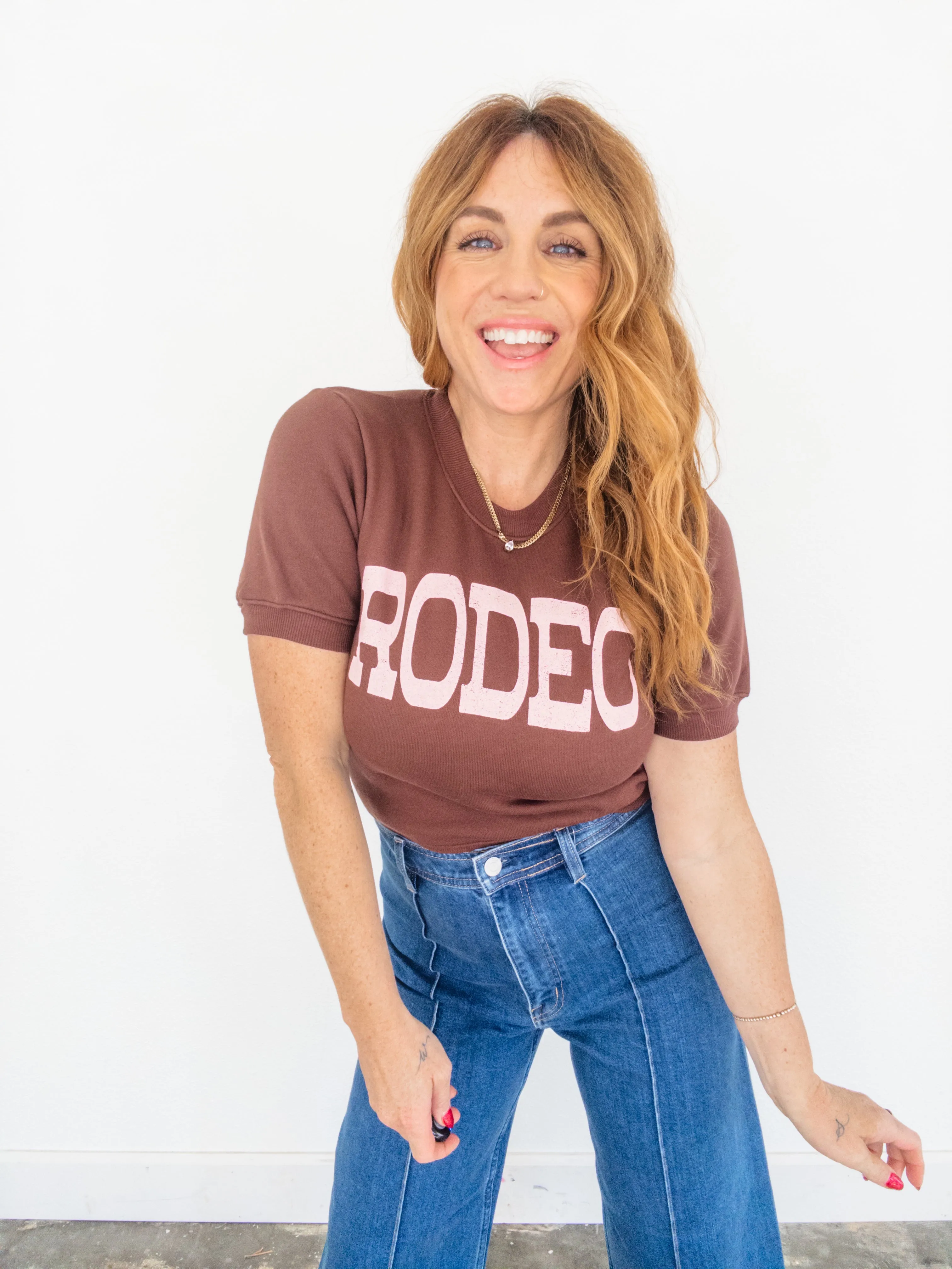 Project Social T Rodeo Short Sleeve Sweatshirt