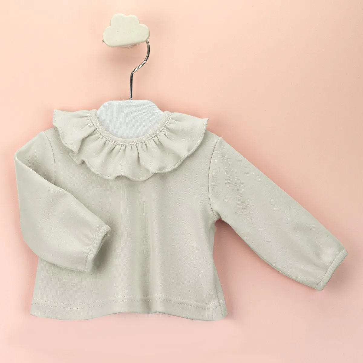 Ruffle Collar Top