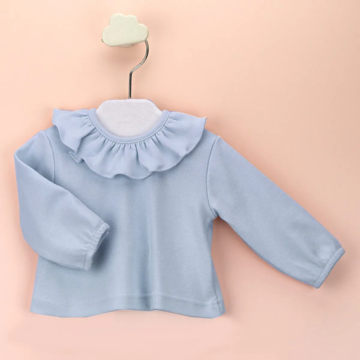 Ruffle Collar Top