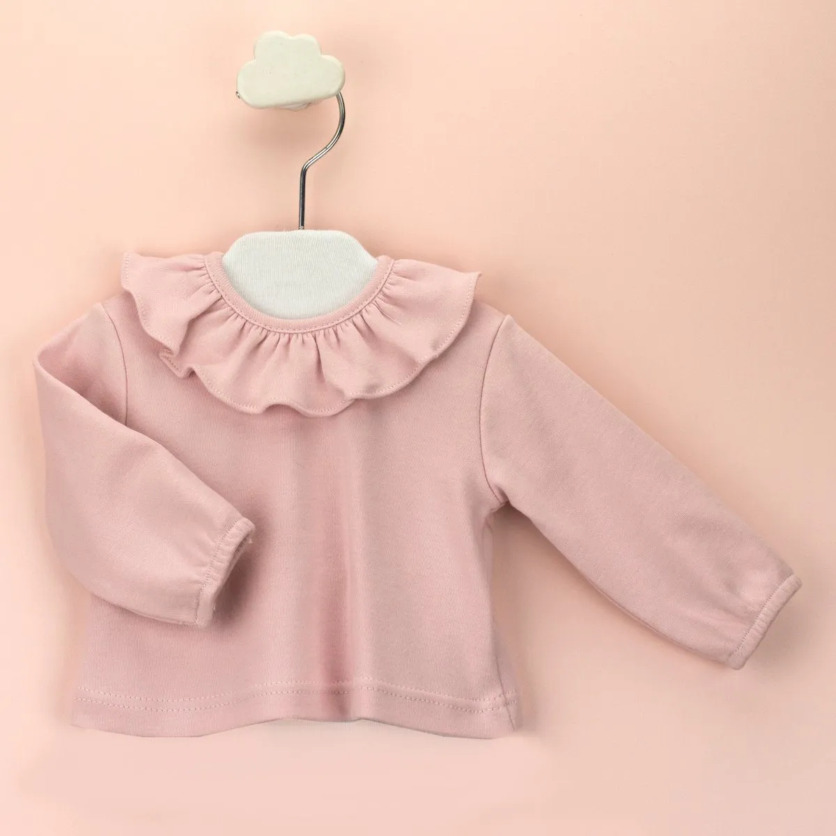Ruffle Collar Top
