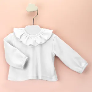 Ruffle Collar Top