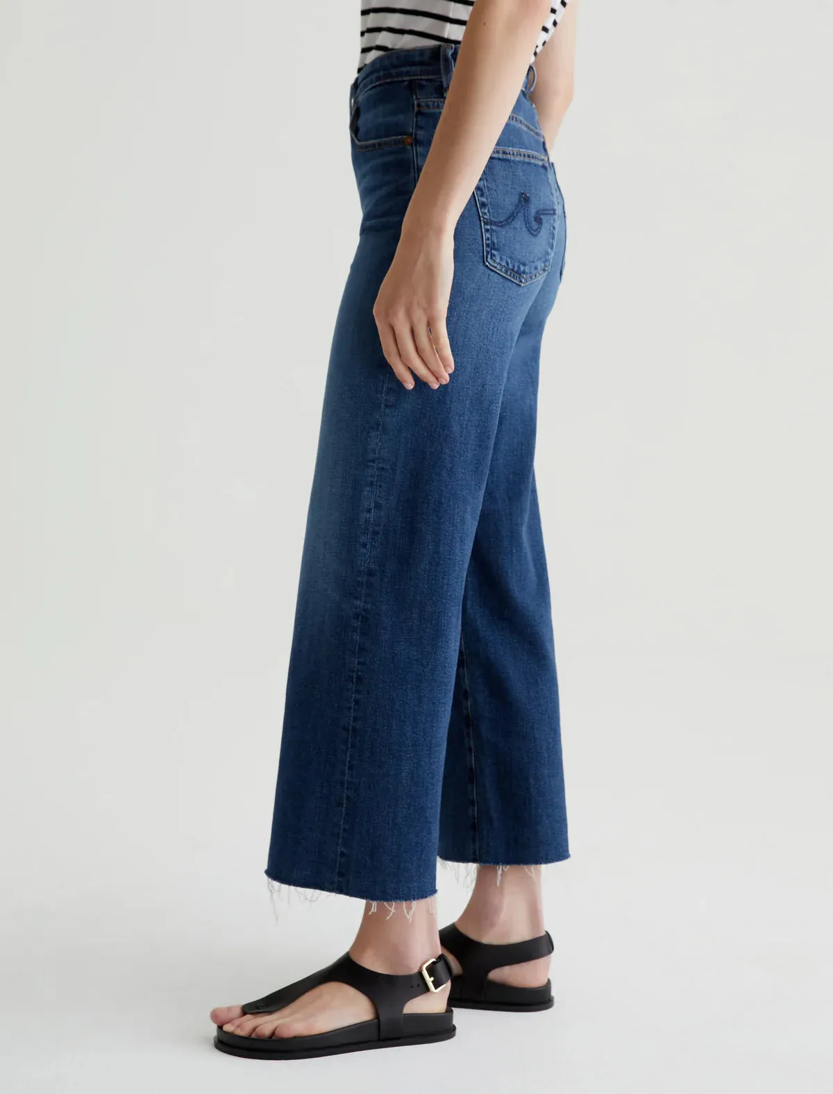 Saige Wide Leg Crop Jean