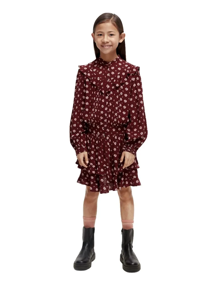 Scotch & Soda Printed Ruffle Shirt